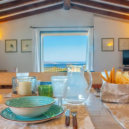 Sardinia Family - Letizia With Private Pool And Seaview Villa