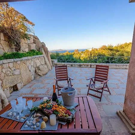 Sardinia Family - Letizia With Private Pool And Seaview Villa Cannigione
